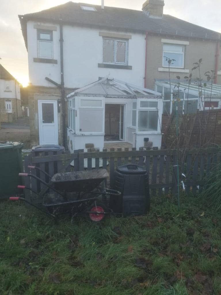 Wraparound rear extension, before