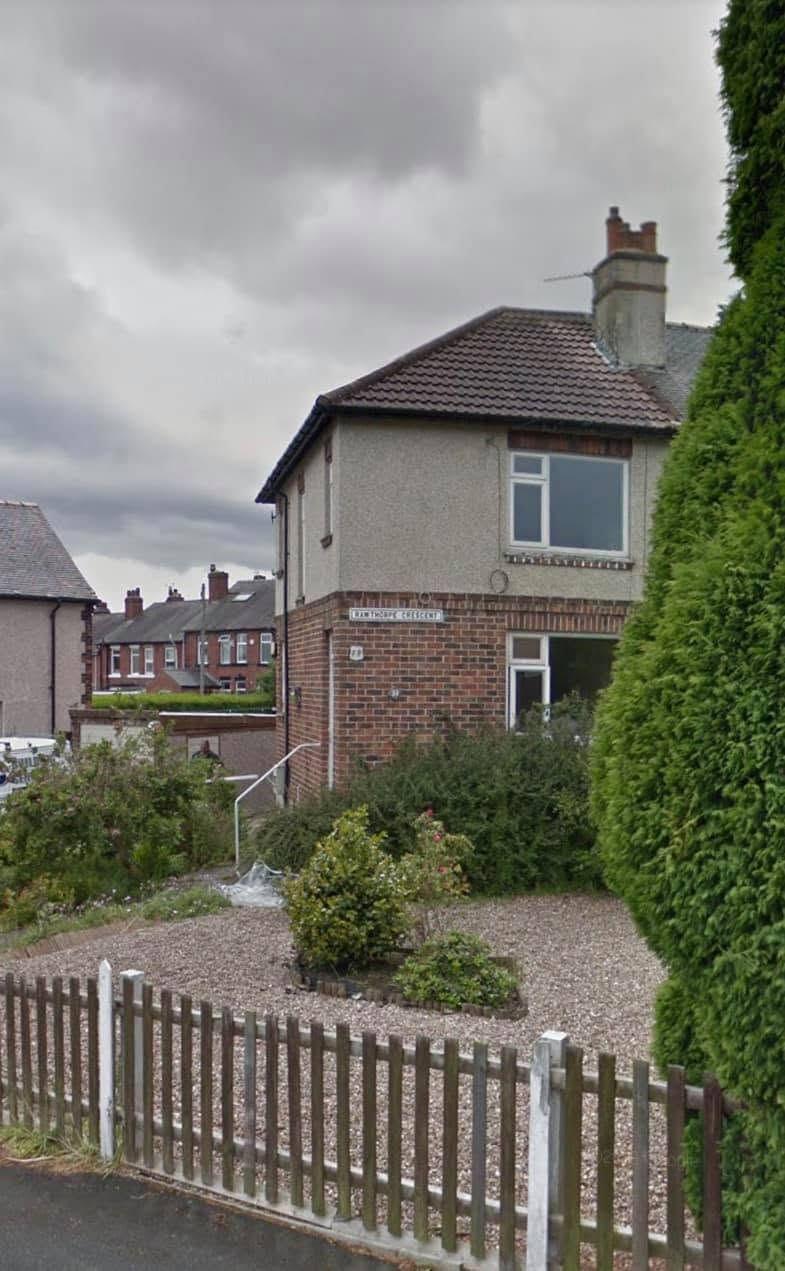 Two-storey side extension, before