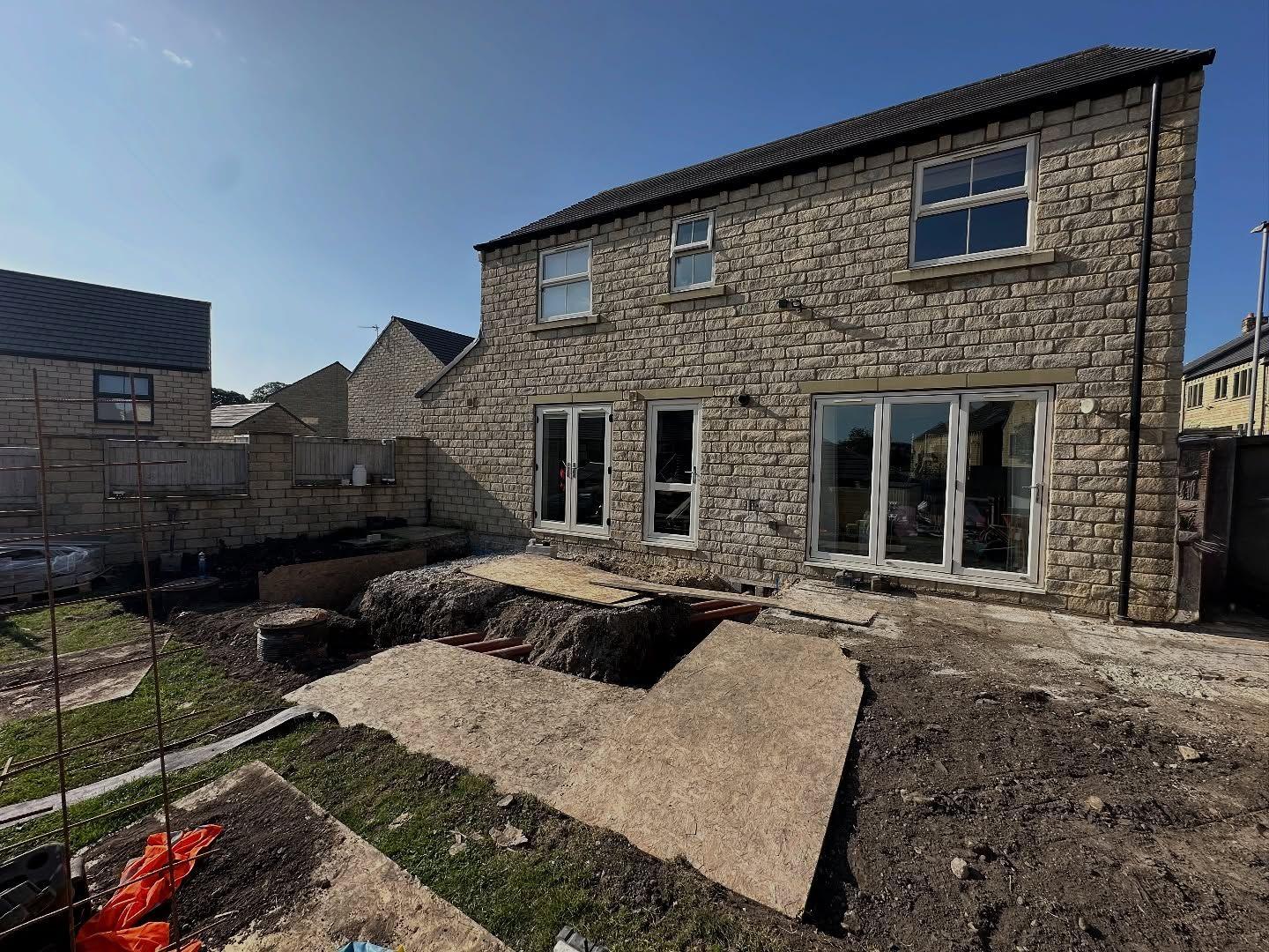 Stone rear extension, before